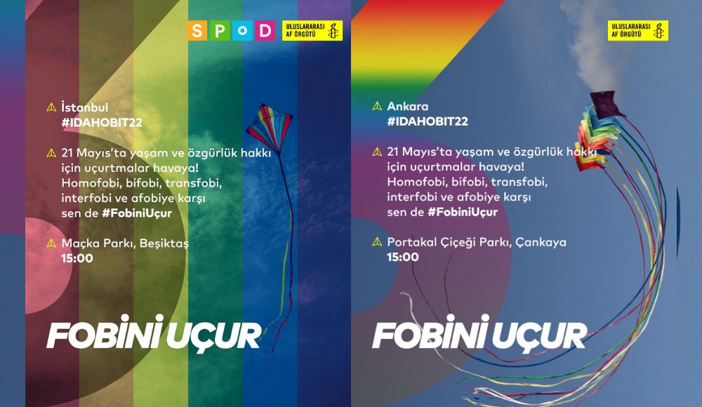 Uluslararası Af Örgütü Ankara, Diyarbakır ve İstanbul’da fobileri uçuruyor Kaos GL - LGBTİ+ Haber Portalı
