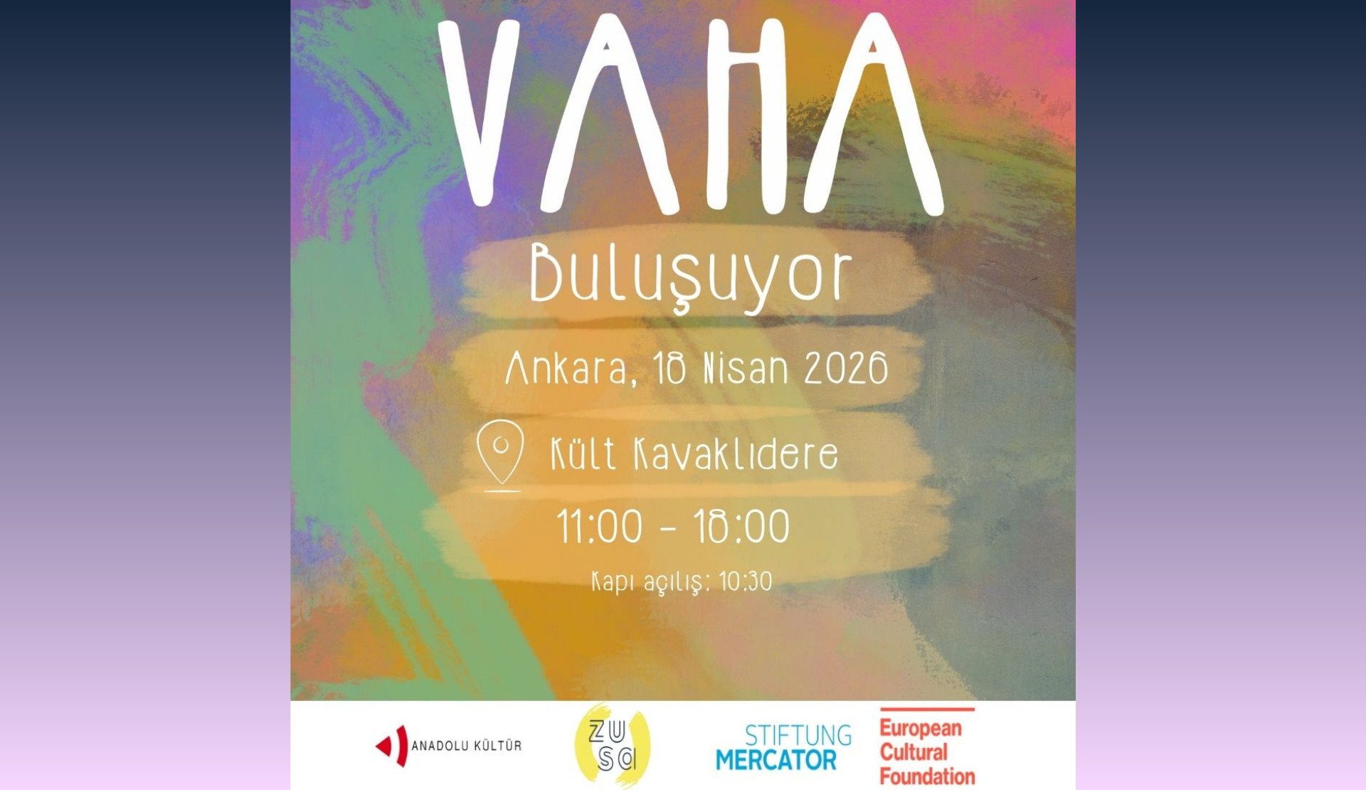 “VAHA Buluşuyor” 18 Nisan’da Ankara’da! | Kaos GL - LGBTİ+ Haber Portalı