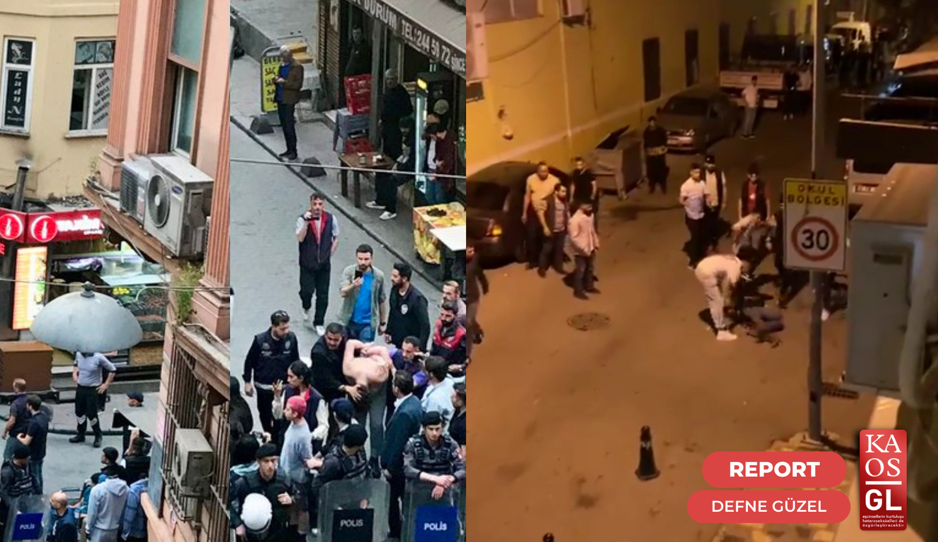 Violation of rights against LGBTI+s in April: Law enforcement and civilian attacks targeting LGBTI+ community on Bayram and Bornova streets | Kaos GL - News Portal for LGBTI+ News