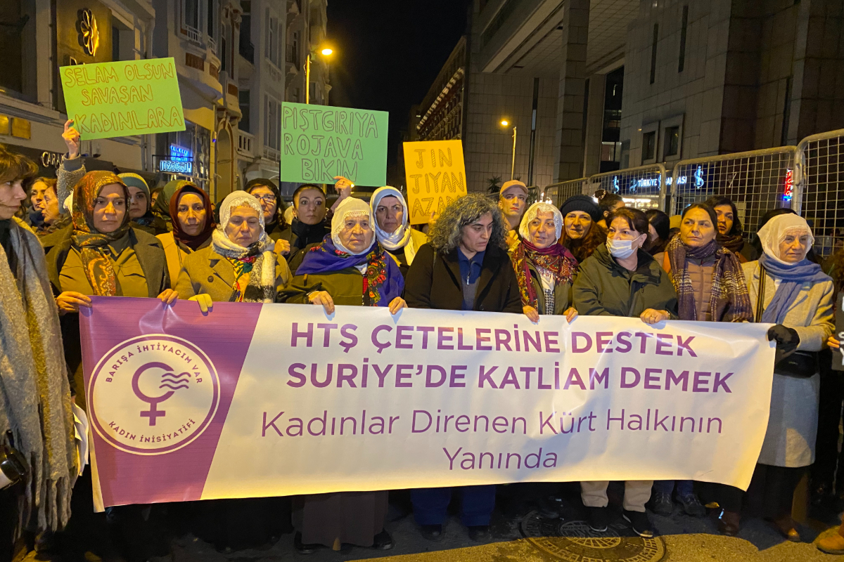 Women and LGBTI+ people take to the streets against attacks in Rojava | Kaos GL - News Portal for LGBTI+