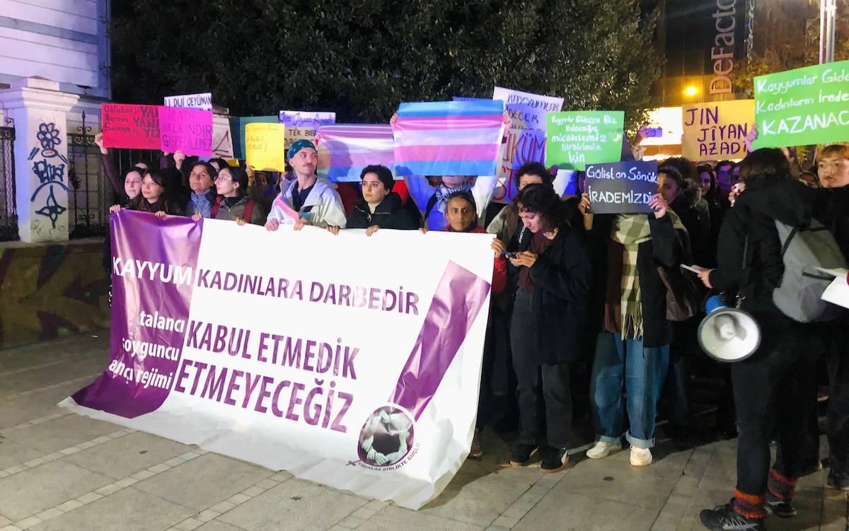 Women and LGBTI+s protest against trustees Kaos GL - News Portal for LGBTI+