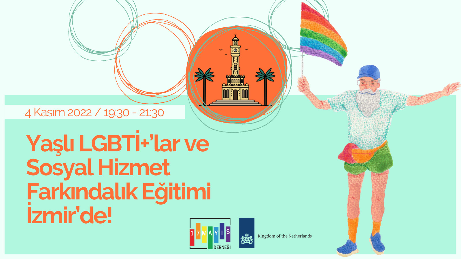 “Yaşlı LGBTİ+’lar ve Sosyal Hizmet Farkındalık Eğitimi” İzmir’de | Kaos GL - LGBTİ+ Haber Portalı Haber