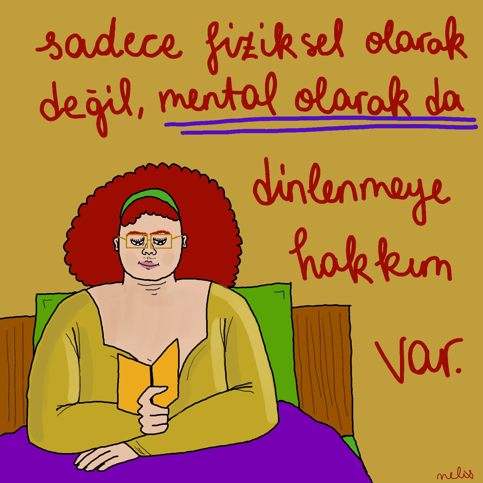 İyileşme Çizimleri: Dinlenmek | Kaos GL - LGBTİ+ Haber Portalı Gökkuşağı Forumu Köşe Yazısı