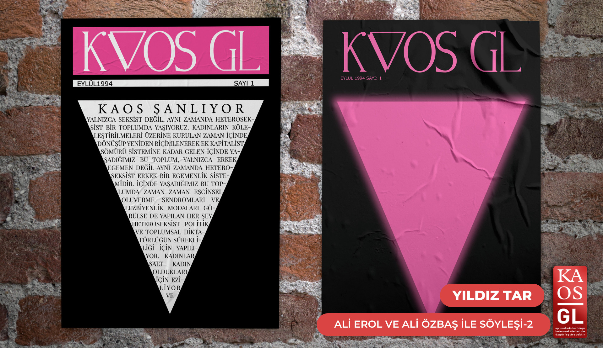 Kaos GL Dergisi’nin ilk sayısı çıkıyor! | Kaos GL - LGBTİ+ Haber Portalı Gökkuşağı Forumu Köşe Yazısı