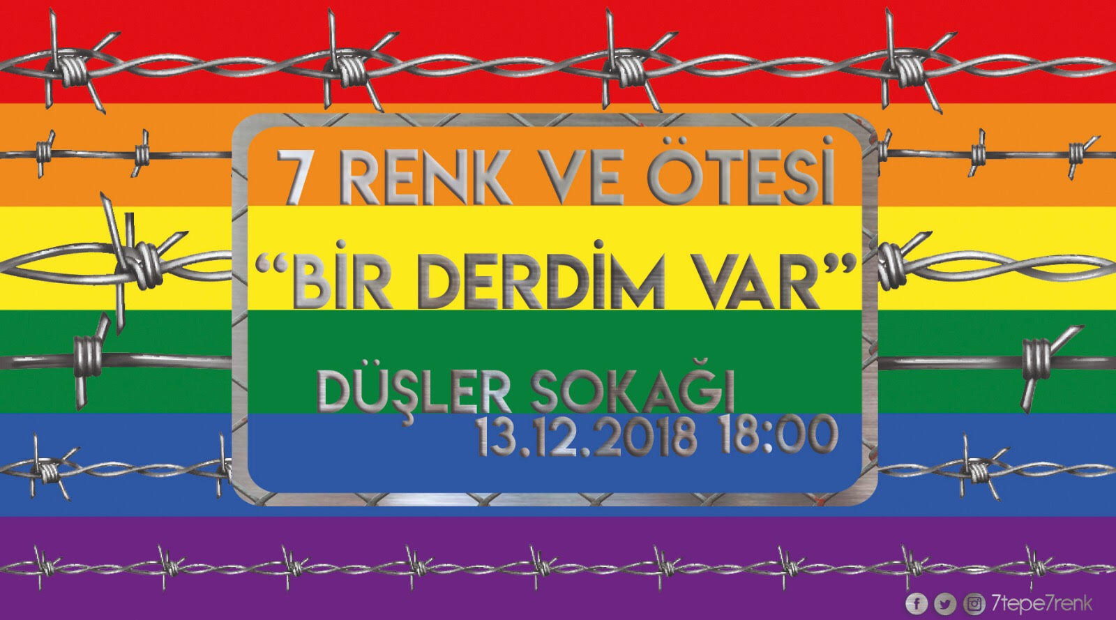 7 Tepe 7 Renk dertleşmeye çağırıyor Kaos GL - LGBTİ+ Haber Portalı