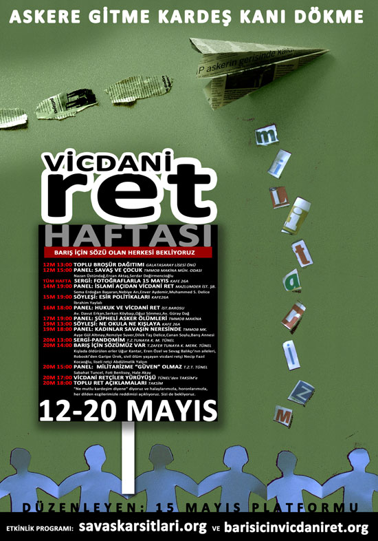 "Askere Gitme, Kardeş Kanı Dökme" Kaos GL - LGBTİ+ Haber Portalı