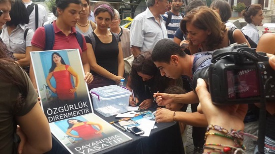 Esra Arıkan ile dayanışmaya! | Kaos GL - LGBTİ+ Haber Portalı Haber