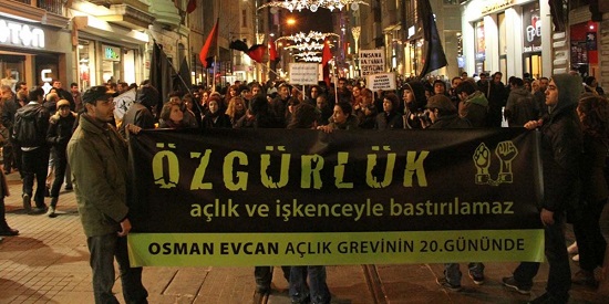 Açlık grevindeki Osman Evcan ile dayanışmaya! Kaos GL - LGBTİ+ Haber Portalı