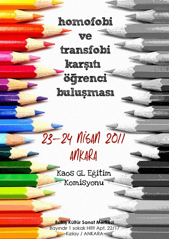 Homofobi ve Transfobi Karşıtı Öğrenciler 23-24 Nisan&rsquo;da Buluşuyor! | Kaos GL - LGBTİ+ Haber Portalı Haber