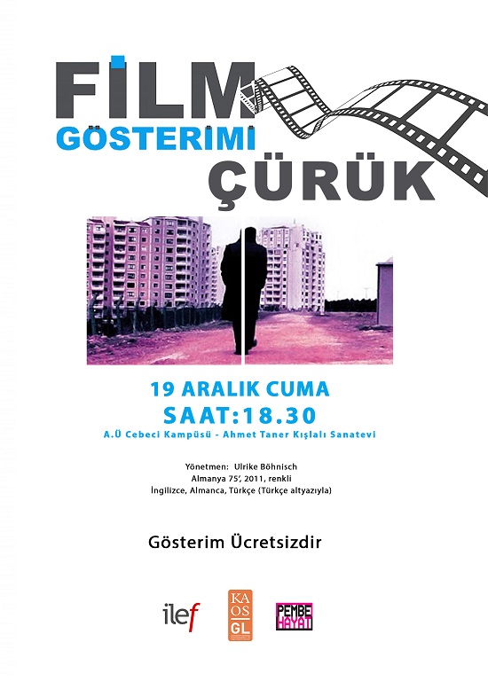 ‘Çürük’ yarın Ankaralı seyirciyle buluşuyor Kaos GL - LGBTİ+ Haber Portalı