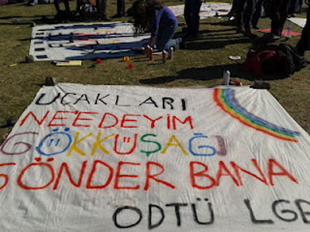 ODTÜ LGBT Füze Kalkanına ve Savaşa Karşı | Kaos GL - LGBTİ+ Haber Portalı Haber