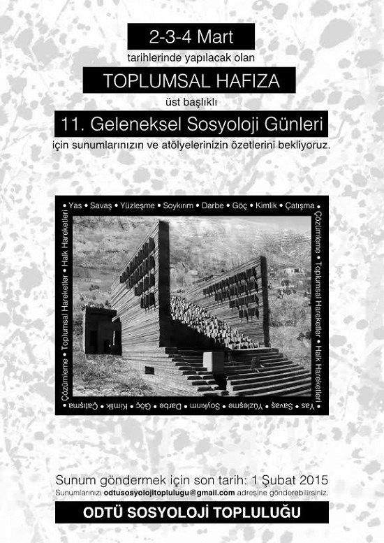 ODTÜ Sosyoloji Günleri &lsquo;Toplumsal Bellek&rsquo;i tartışacak | Kaos GL - LGBTİ+ Haber Portalı Haber
