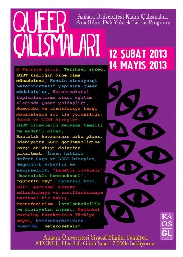 Queer Studies course starts Kaos GL - News Portal for LGBTI+