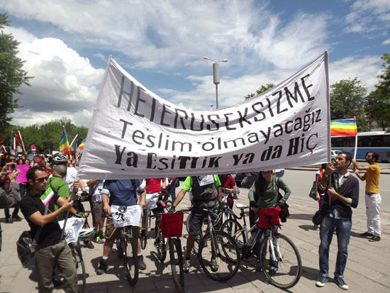 &lsquo;We will not surrender to heterosexism! Equality now!&rsquo; Kaos GL - News Portal for LGBTI+