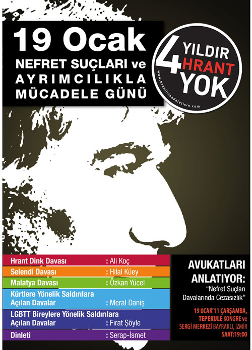 Hrant Dink İzmir’de de Anılıyor Kaos GL - LGBTİ+ Haber Portalı