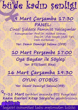 Boğaziçi Üniversitesinde Kadın Şenliği | Kaos GL - LGBTİ+ Haber Portalı Haber