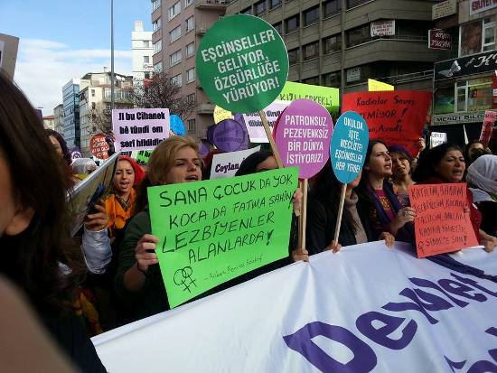 Eşcinsel, Biseksüel ve Trans Kadınlar Şiddete Karşı Ankara’da Yürüdü Kaos GL - LGBTİ+ Haber Portalı