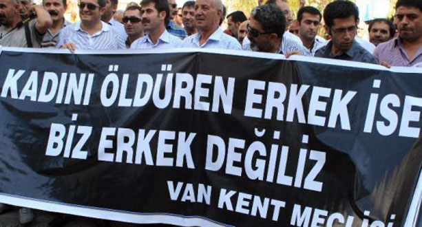 Van&rsquo;da Erkekler Kadın Cinayetlerine Karşı Yürüdü | Kaos GL - LGBTİ+ Haber Portalı Haber