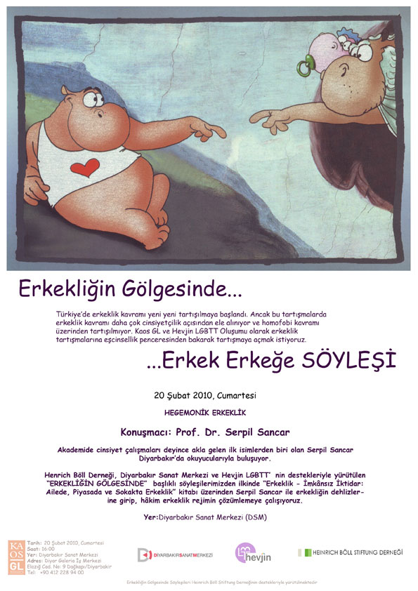 Diyarbakır'da Hegemonik Erkeklik Konuşulacak | Kaos GL - LGBTİ+ Haber Portalı Haber