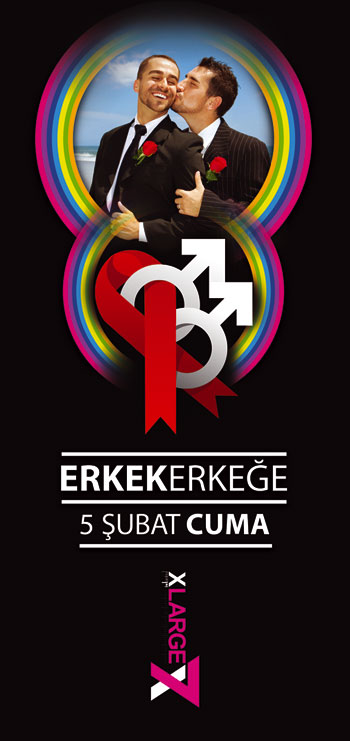 'Erkek Erkeğe' açılış partisi bu Cuma İstanbul XLarge'da | Kaos GL - LGBTİ+ Haber Portalı Haber