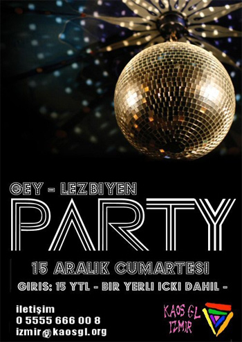 Kaos GL İzmir&rsquo;den yaş günü partisi | Kaos GL - LGBTİ+ Haber Portalı Haber