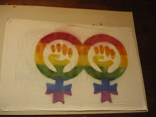 Lezbiyen biseksüel feministlerin eylemi Kaos GL - LGBTİ+ Haber Portalı