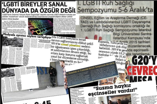 Gazetelerde ne kadar yer aldık: Burdayız aşkım! | Kaos GL - LGBTİ+ Haber Portalı Haber