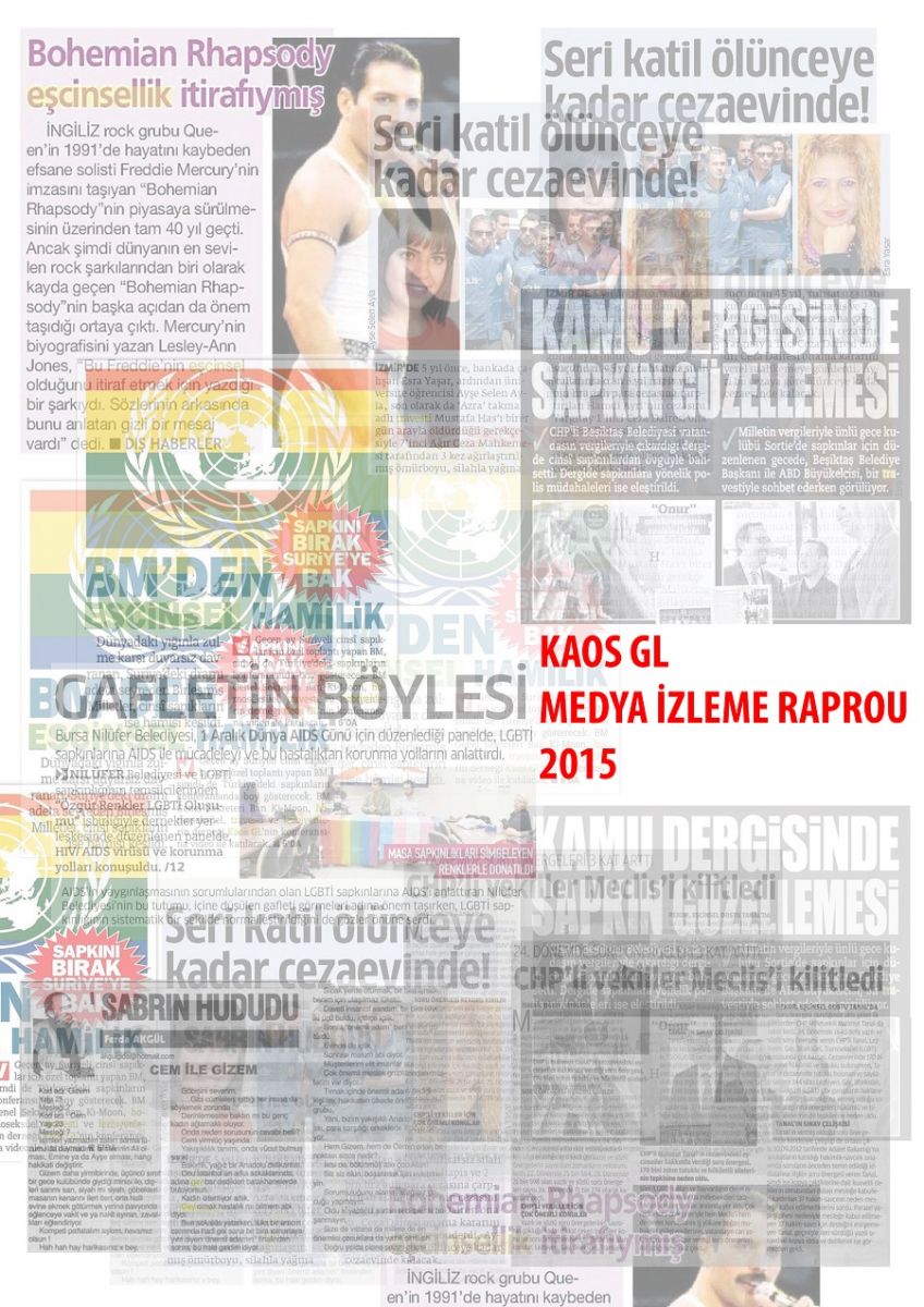 Kaos GL 2015 Medya İzleme Raporu yayınlandı | Kaos GL - LGBTİ+ Haber Portalı Haber