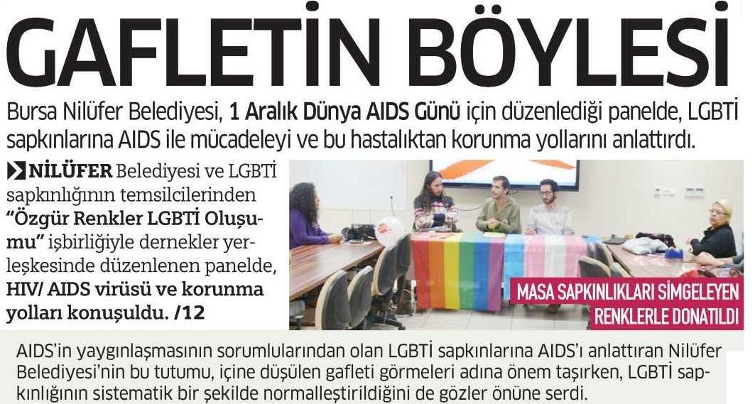 Gasteler bizi söyler: Gafletten uyanın, LGBTİ’ler sapkın’ değil! Kaos GL - LGBTİ+ Haber Portalı