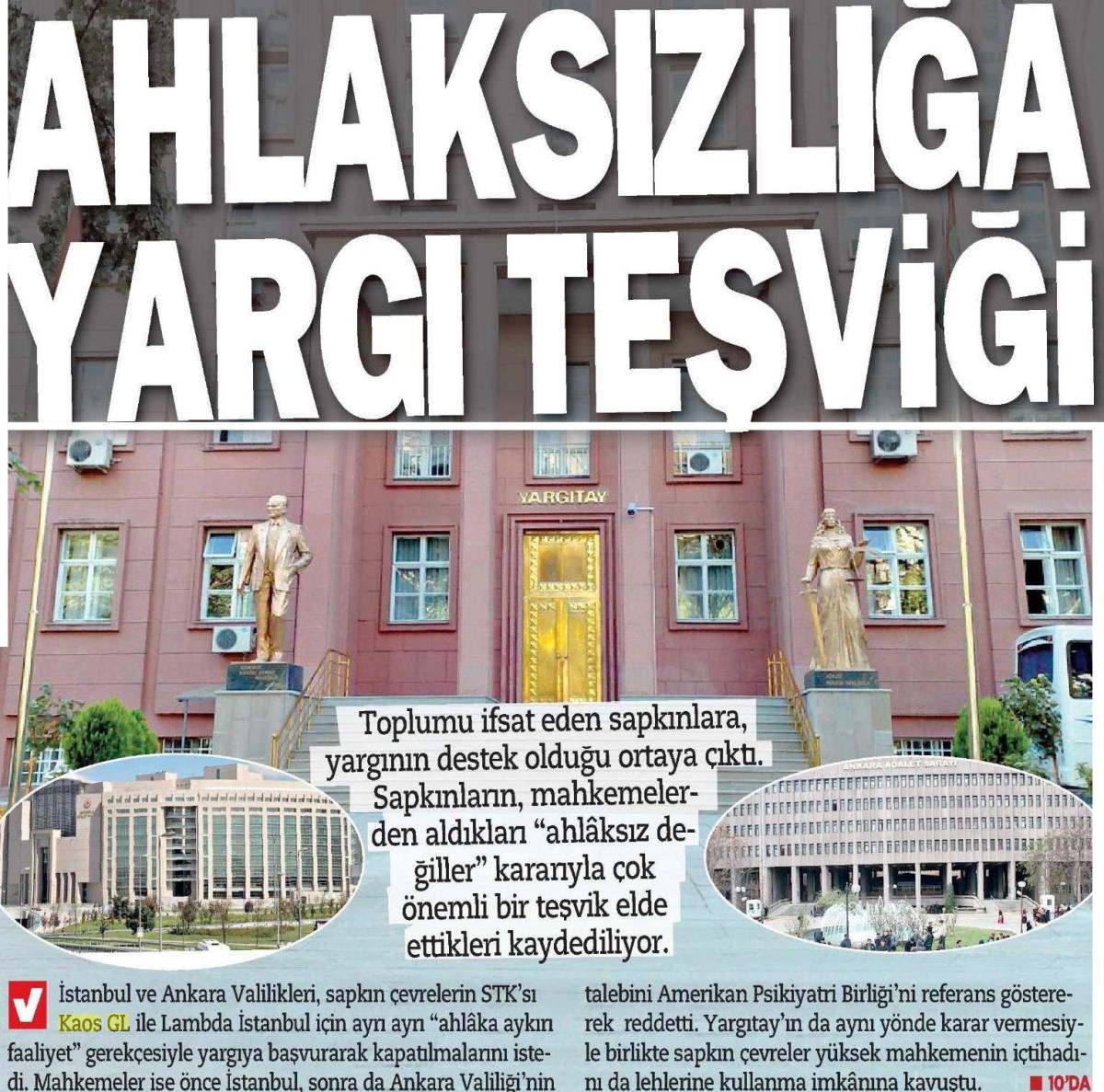 Vahdet&rsquo;ten &lsquo;LGBTİ örgütleri kapatılsın&rsquo; çağrısı! | Kaos GL - LGBTİ+ Haber Portalı Haber