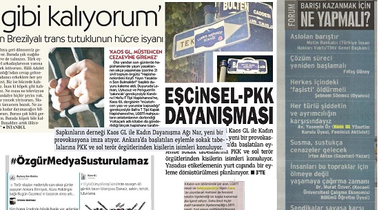 Gazetelerde ne kadar yer aldık: Yine mi güzeliz yine mi Vahdet? Kaos GL - LGBTİ+ Haber Portalı