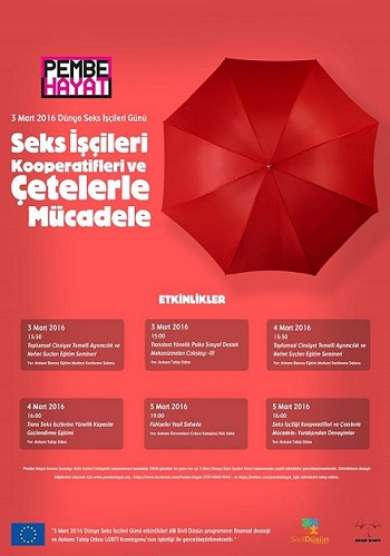 Pembe Hayat’tan "Seks İşçileri Kooperatifleri ve Çetelerle Mücadele" etkinlikleri Kaos GL - LGBTİ+ Haber Portalı