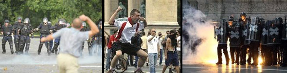 Budapeşte'de gergin Yürüyüş Kaos GL - LGBTİ+ Haber Portalı