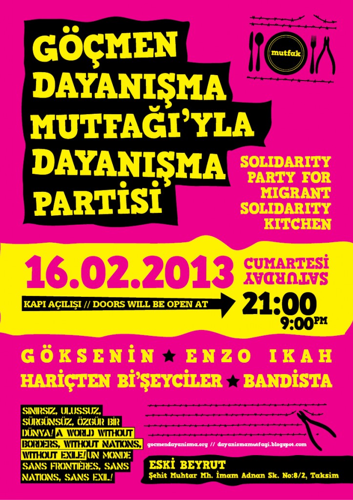 Göçmen Dayanışma Mutfağı&rsquo;yla Dayanışma Partisi | Kaos GL - LGBTİ+ Haber Portalı Haber