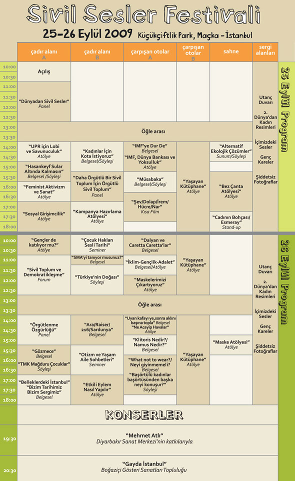 Sivil toplum örgütlerinin festivali | Kaos GL - LGBTİ+ Haber Portalı Haber