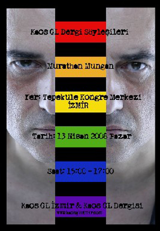 Murathan Mungan İzmir'de | Kaos GL - LGBTİ+ Haber Portalı Haber