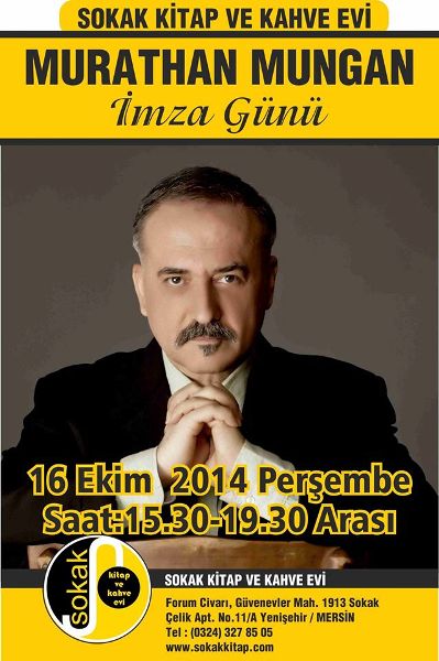 Murathan Mungan Mersin&rsquo;de | Kaos GL - LGBTİ+ Haber Portalı Haber