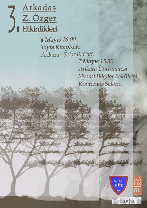 Arkadaş Z. Özger Buluşması&rsquo;nın Üçüncüsü Yapılacak | Kaos GL - LGBTİ+ Haber Portalı Haber