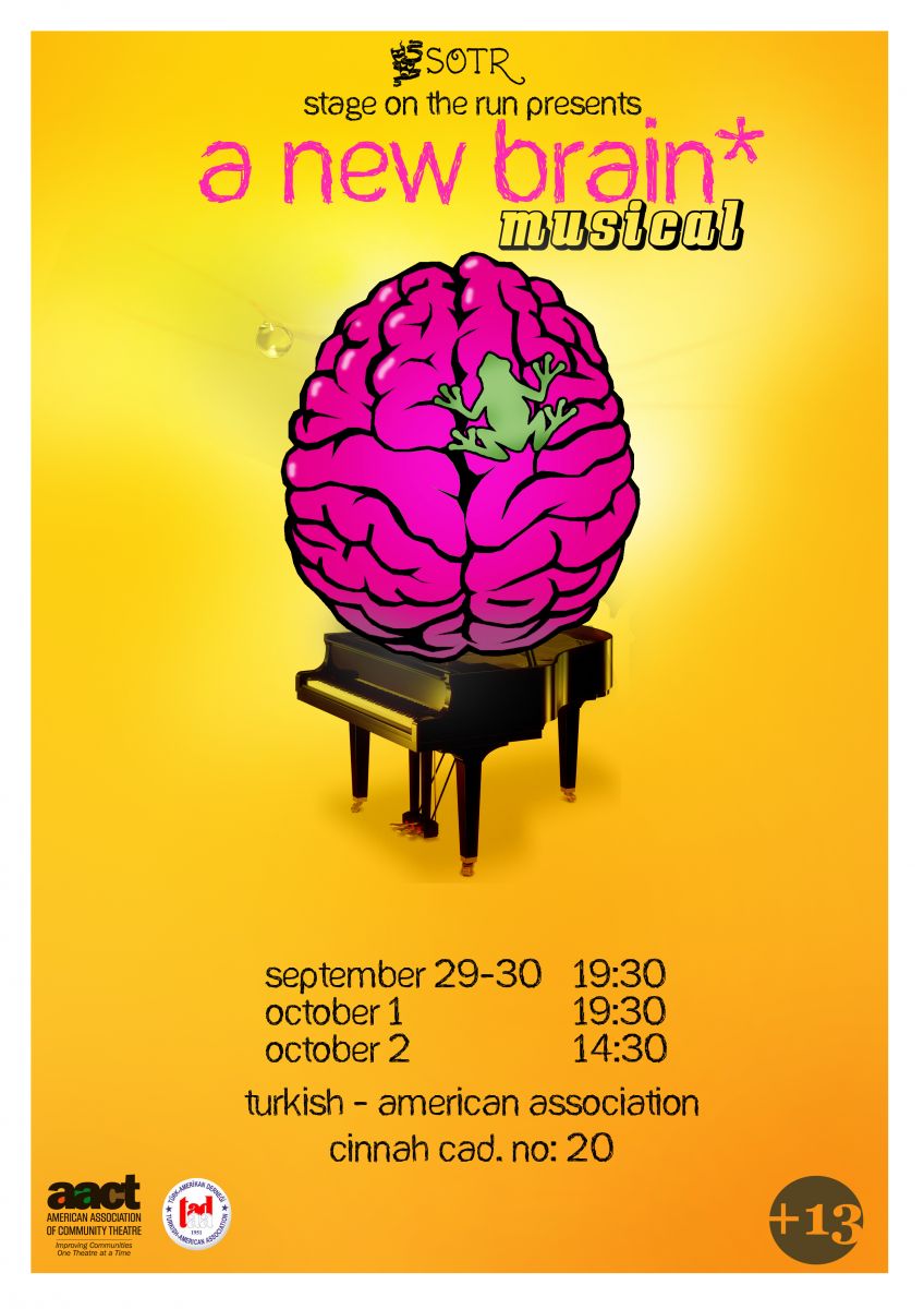 William Finn’in Eseri A New Brain 29-30 Eylül 1-2 Ekim’de Ankara’da Kaos GL - LGBTİ+ Haber Portalı