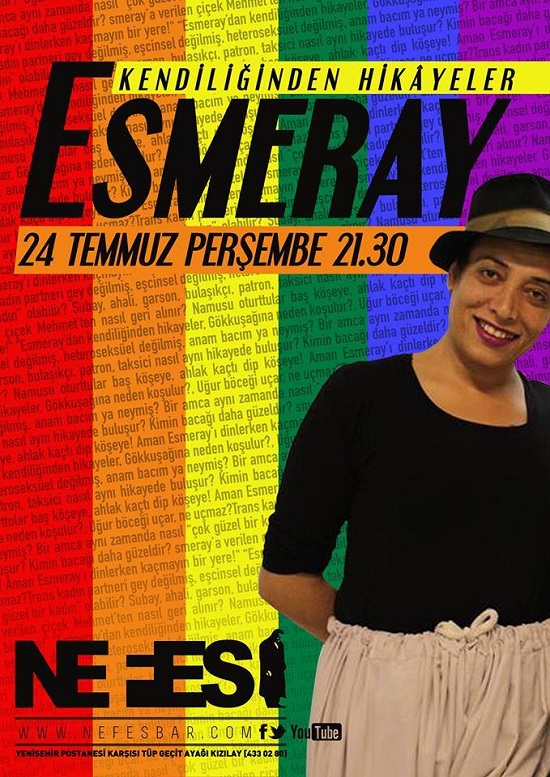 Esmeray&rsquo;ın bohçası Ankara&rsquo;da yırtılacak | Kaos GL - LGBTİ+ Haber Portalı Haber