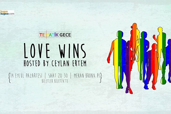 Ceylan Ertem ev sahipliğinde &lsquo;Aşk Kazanır&rsquo; gecesi | Kaos GL - LGBTİ+ Haber Portalı Haber