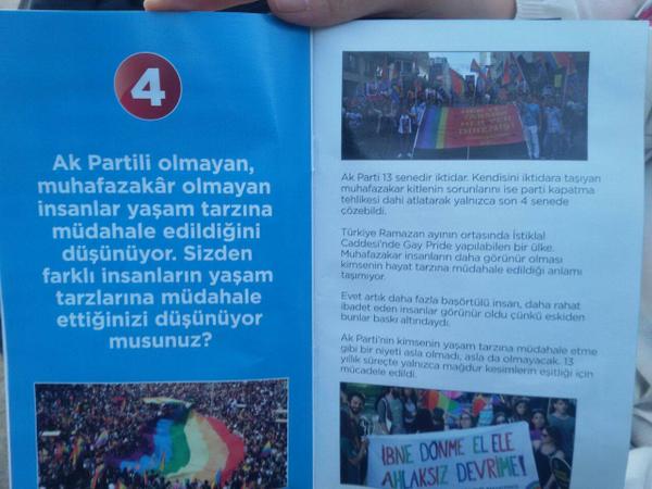 AKP broşüründe &lsquo;Gay Pride&rsquo;, Davutoğlu&rsquo;ndan &lsquo;Lut kavmi&rsquo; nefreti! | Kaos GL - LGBTİ+ Haber Portalı Haber