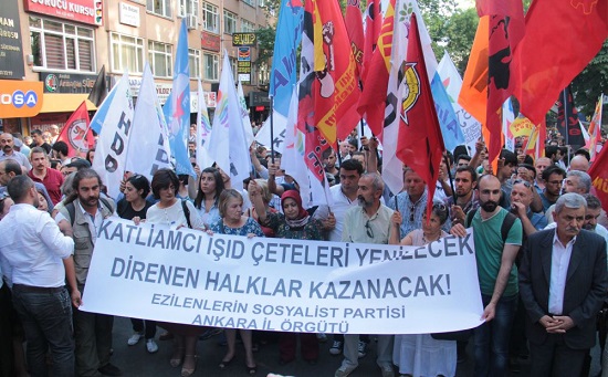 Suruç katliamı Ankara&rsquo;da kınandı | Kaos GL - LGBTİ+ Haber Portalı Haber