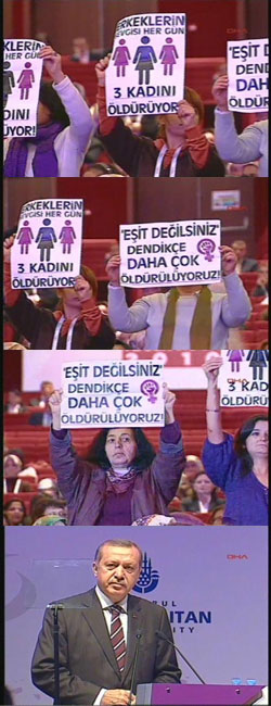 Kadınlardan Başbakan'a Protesto | Kaos GL - LGBTİ+ Haber Portalı Haber