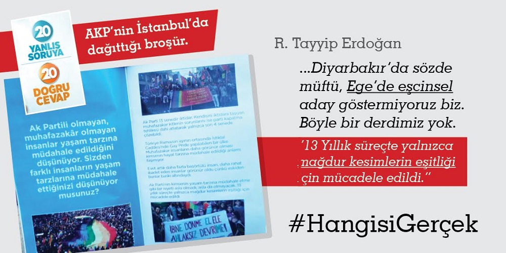 Kadınlar #SırtımızıDönüyoruz,  LGBTİ&rsquo;ler #HangisiGercek dedi | Kaos GL - LGBTİ+ Haber Portalı Haber
