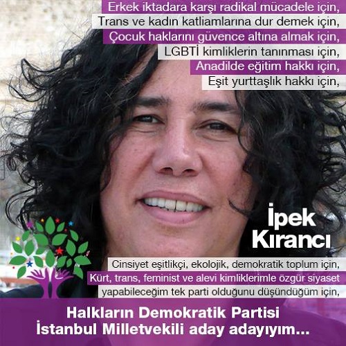 Trans aktivist Kırancı HDP&rsquo;den aday adayı | Kaos GL - LGBTİ+ Haber Portalı Haber