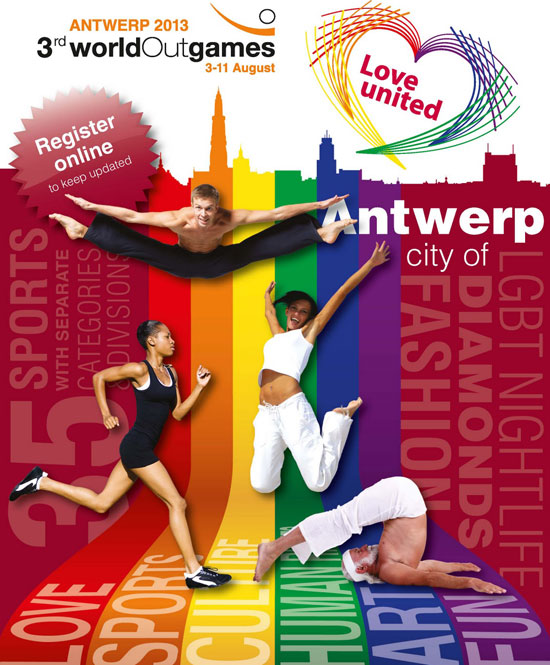 3. World OutGames Belçika Anvers&rsquo;te Düzenlenecek | Kaos GL - LGBTİ+ Haber Portalı Haber