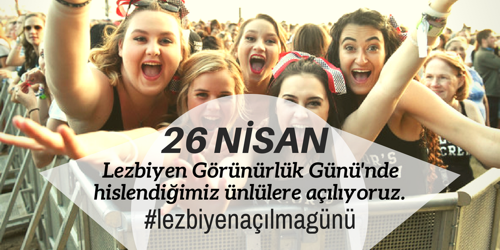 Lezbiyen Görünürlük Günü’nde: #lezbiyenaçılmagünü Kaos GL - LGBTİ+ Haber Portalı