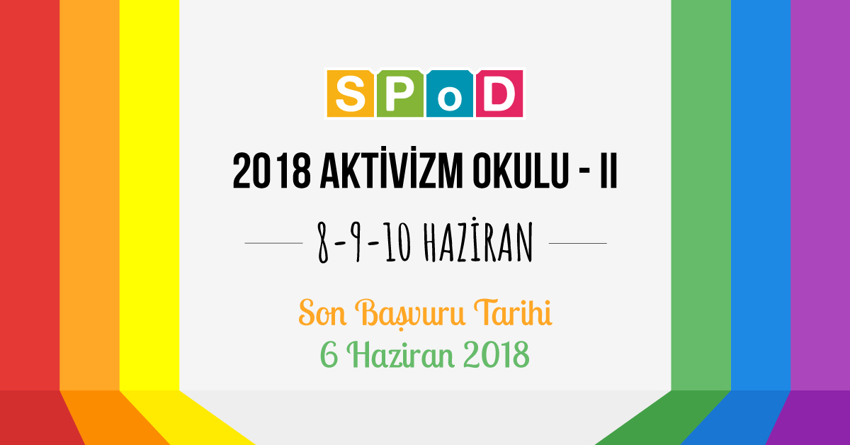 SPoD’un Aktivizm Okulu başvurularını bekliyor Kaos GL - LGBTİ+ Haber Portalı