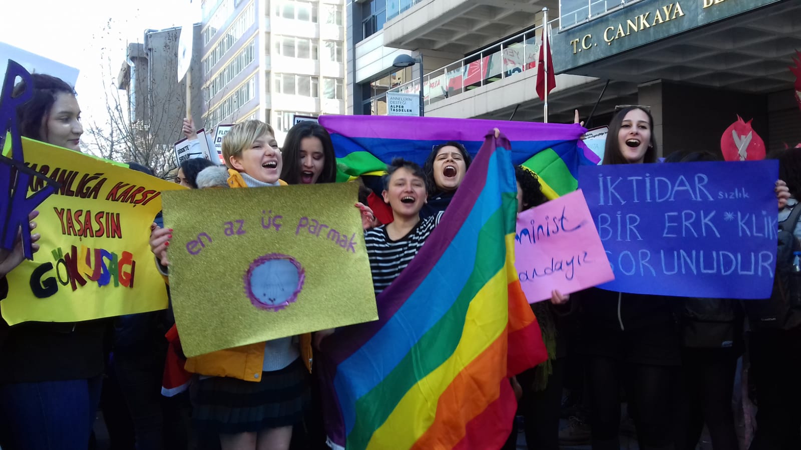 Ankara’da 8 Mart: “Susma haykır, lezbiyenler vardır” | Kaos GL - LGBTİ+ Haber Portalı Haber